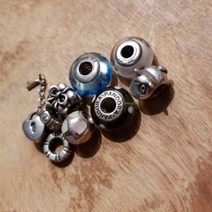 Multiple pandora charms
